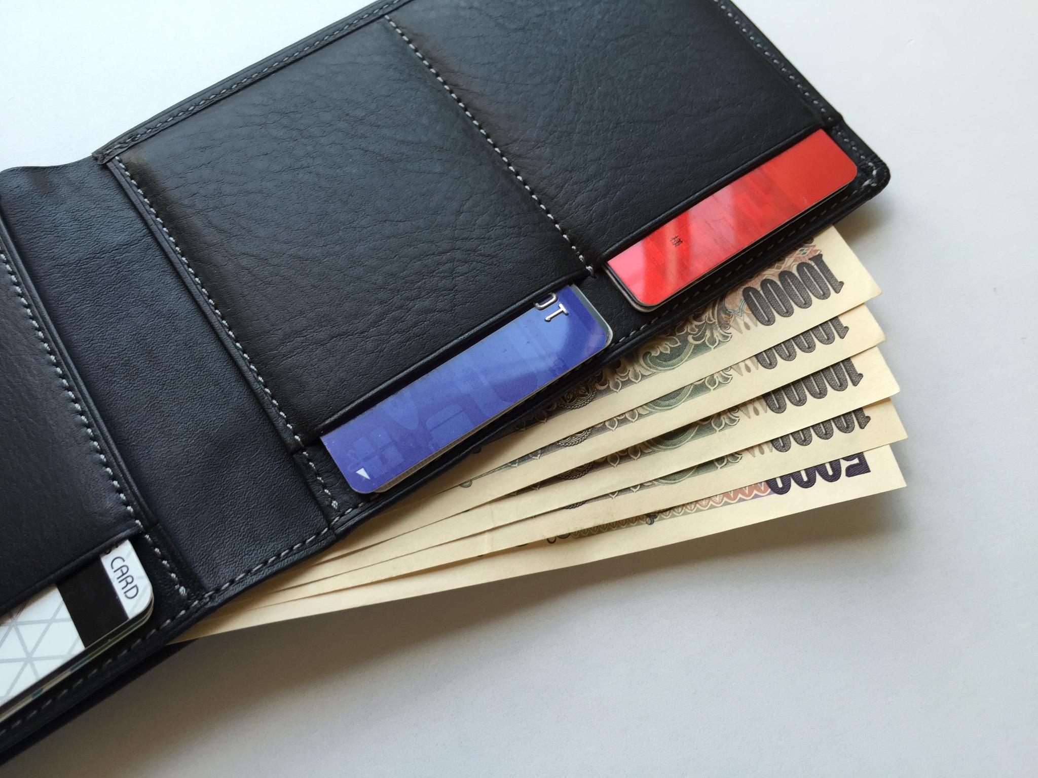 カードをたくさん入れても薄い財布（小銭入れ付き）BS04 | 9枚目